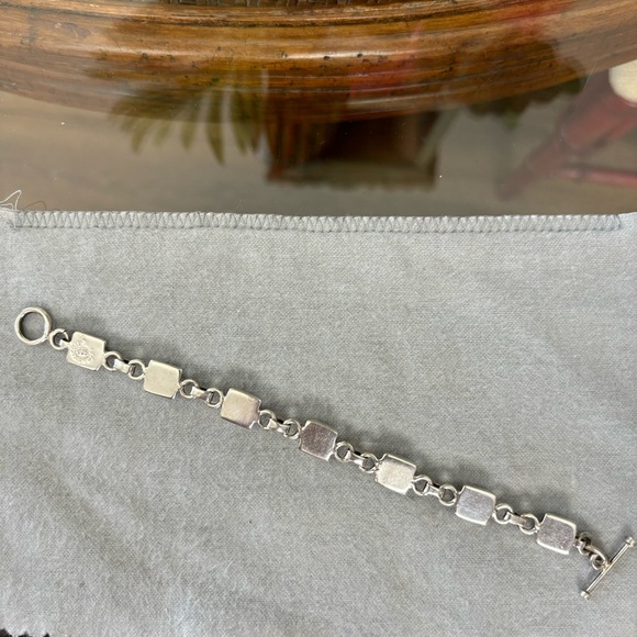 SILPADA Retired Silver Onyx 7” Bracelet - B0568 - Picture 2 of 11